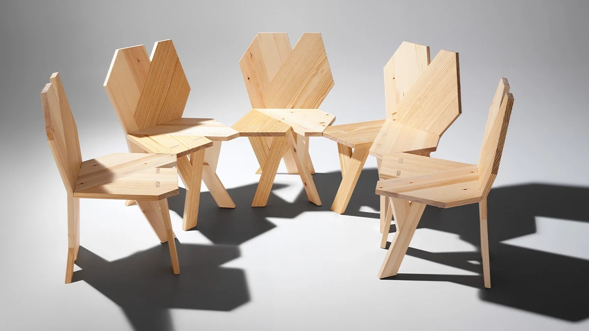 Biennale chair by Josep Ferrando in collaboration with Figueras