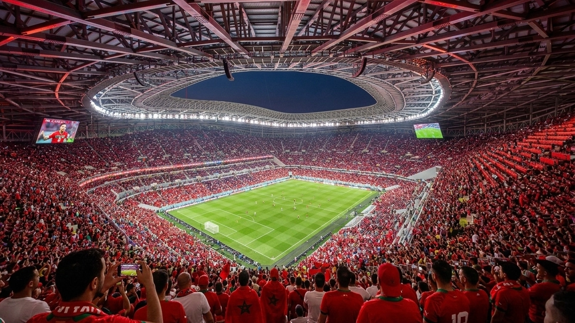 Stade Moulay Abdellah during CAF